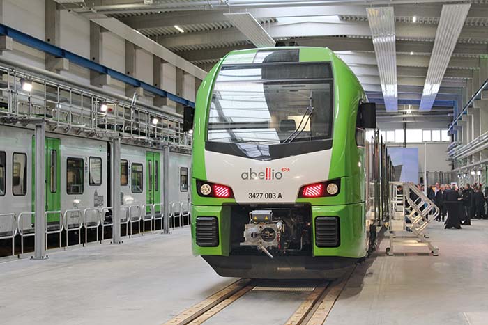 Stadler Betriebswerk in Herne.