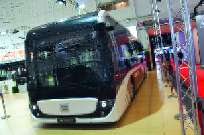 Der leichte Elektrobus Ebusco 3.0 soll eine Reichweite von bis 500 km haben.