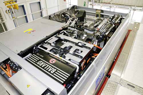 Die Aggregate auf dem Dach des Citaro FuelCELL-Hybrid