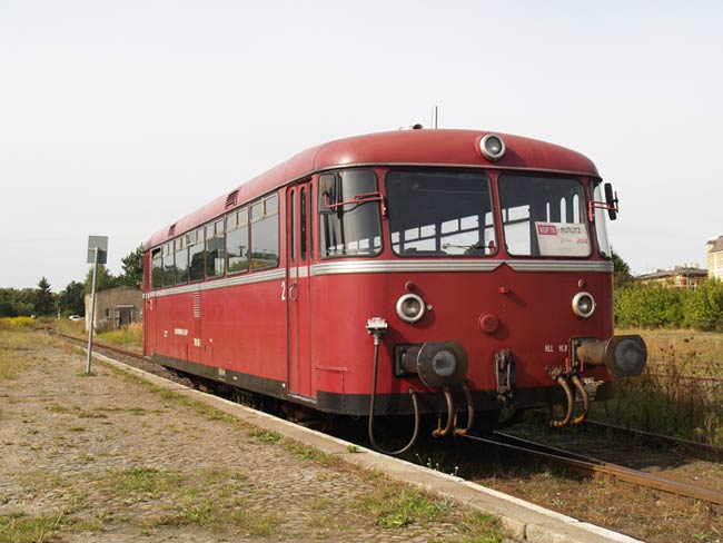 Schienenbus in Pritzwalk